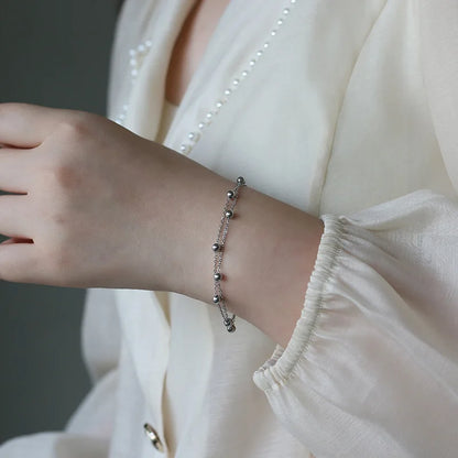 Damen-Armband Doppelperle koreanischer Trend