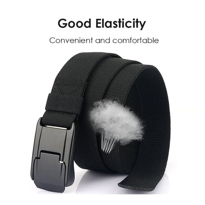 VATLY Elastik-Gürtel Herren Matte Metall-Schnalle Schnellverschluss Tactical Outdoor