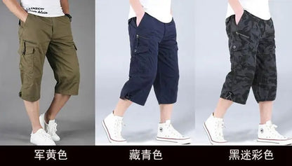 Herren-Sporthose mit elastischem Bund und doppeltem Reißverschluss – modische Freizeithose mit Streifen für Workouts