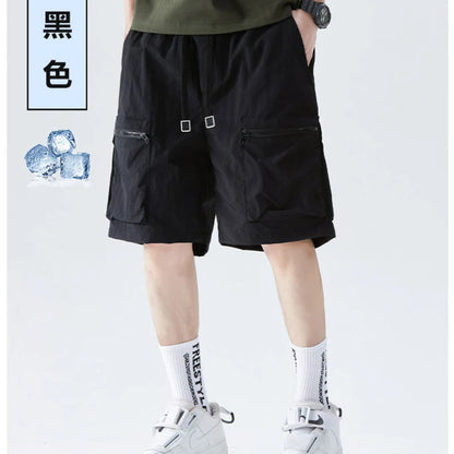 Herren-Laufshorts mit Handytasche und Reißverschlusstasche – ideal für Marathon und Sport.