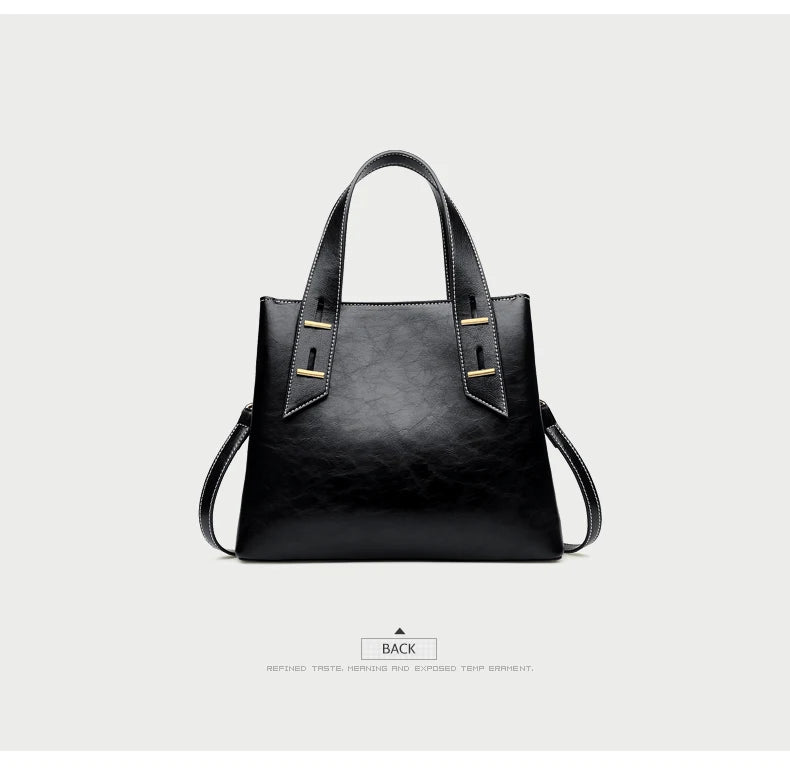 Damen Handtasche aus Split-Leder mit Crossbody Fashion Bags