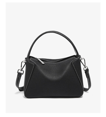Damen-Handtasche aus Rindleder kompakt und vielseitig ideal für Beruf Alltag und Büro