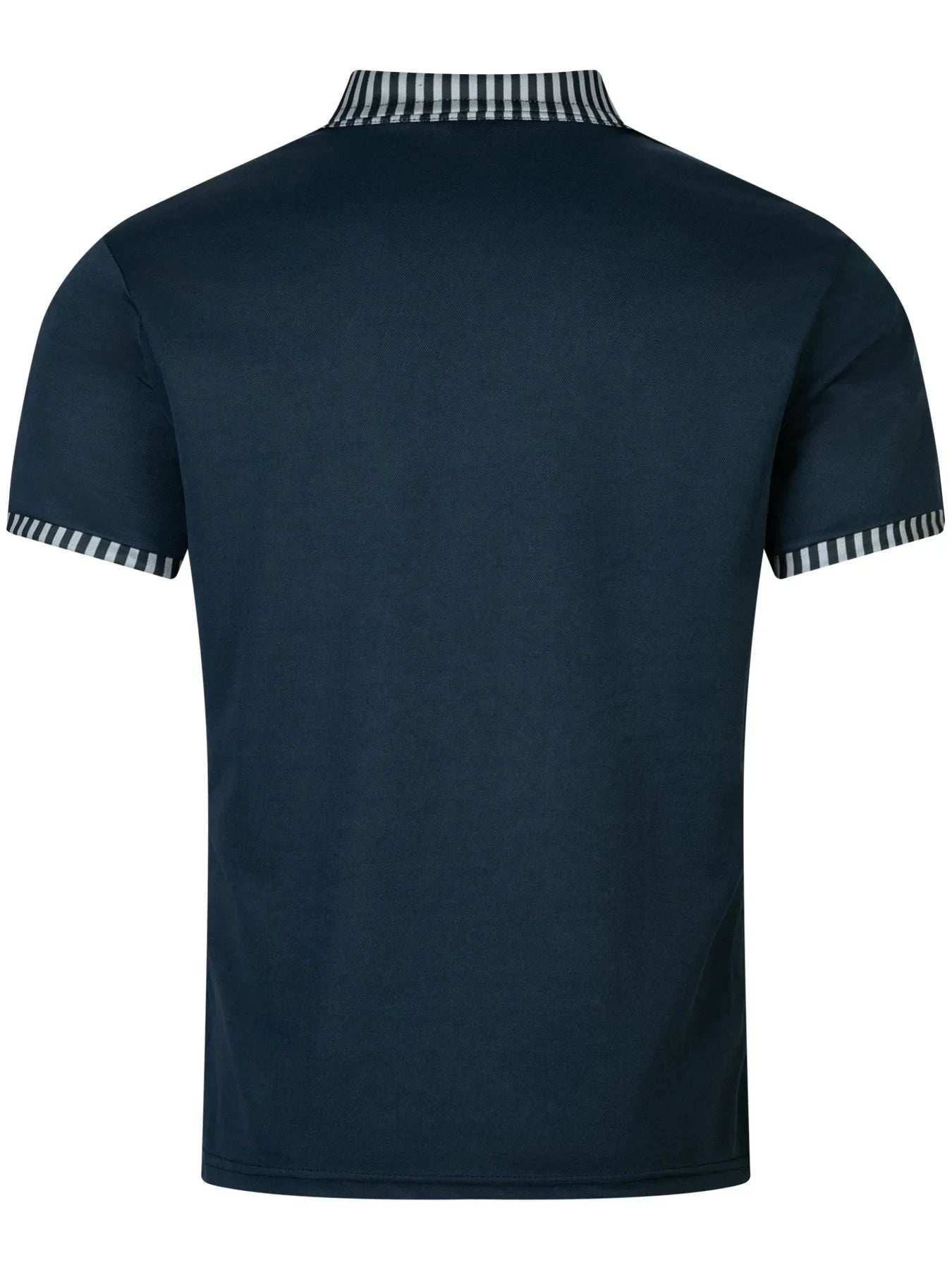 Leichtes Herren-Poloshirt aus Eisseide mit kurzem Ärmel und Reverskragen – ideal für den Sommer im Büro.