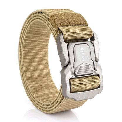 Herren-Elastischer Outdoor-Gürtel aus Aluminiumlegierung mit Schnellverschluss für Trekking