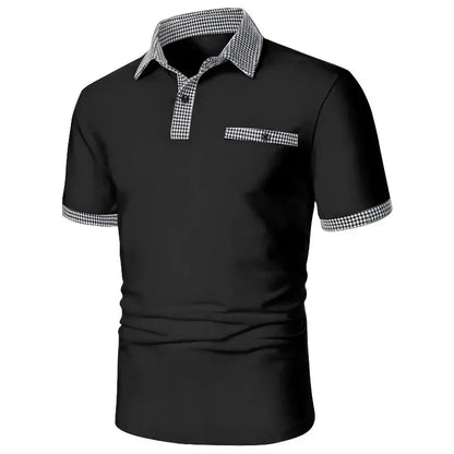 Lässiges Herren-Langarmshirt mit Reverskragen und Schichtoptik – modisch und vielseitig einsetzbar