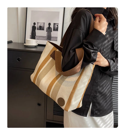 Damen Shoulder Bag aus Fabric Casual Large Capacity Tote Bag