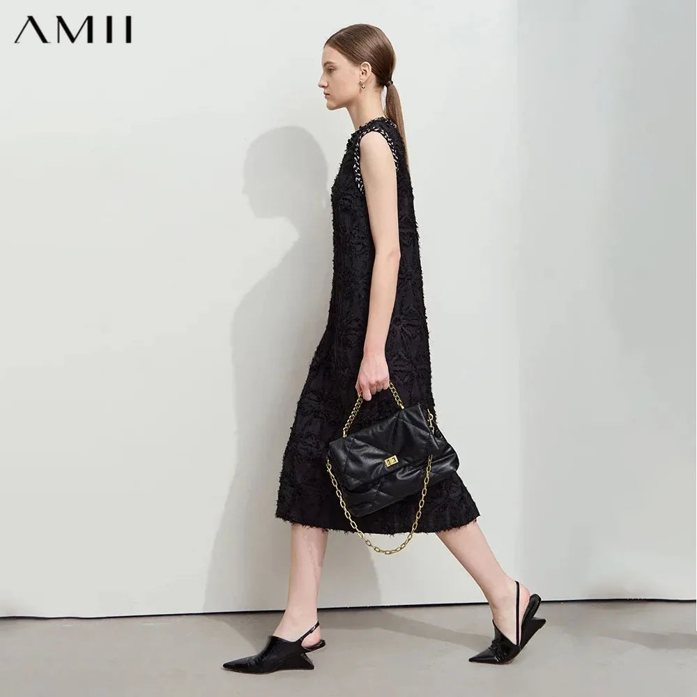 Elegantes Damen Kleid Mit Pailletten Und Fransen Für Büro