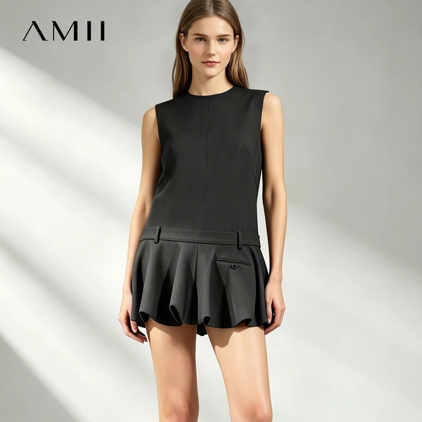 Stylisches Ärmelloses Minikleid Mit Schlauchschnitt Für Damen