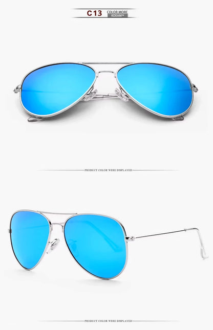Sonnenbrille Pilot übergroß polarisiert 62mm UVA/UVB Etui Herren