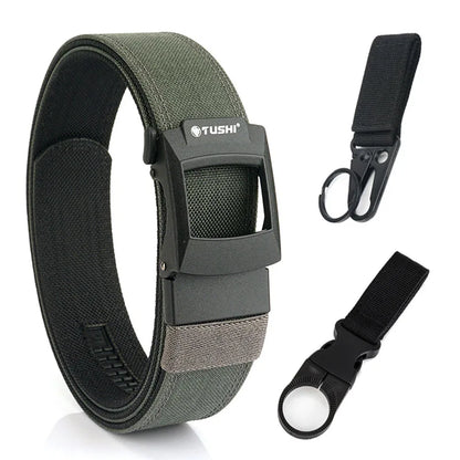 Unisex-Taktisch-Gürtel aus Nylon mit Metall-Schnellverschluss für Outdoor und Alltag