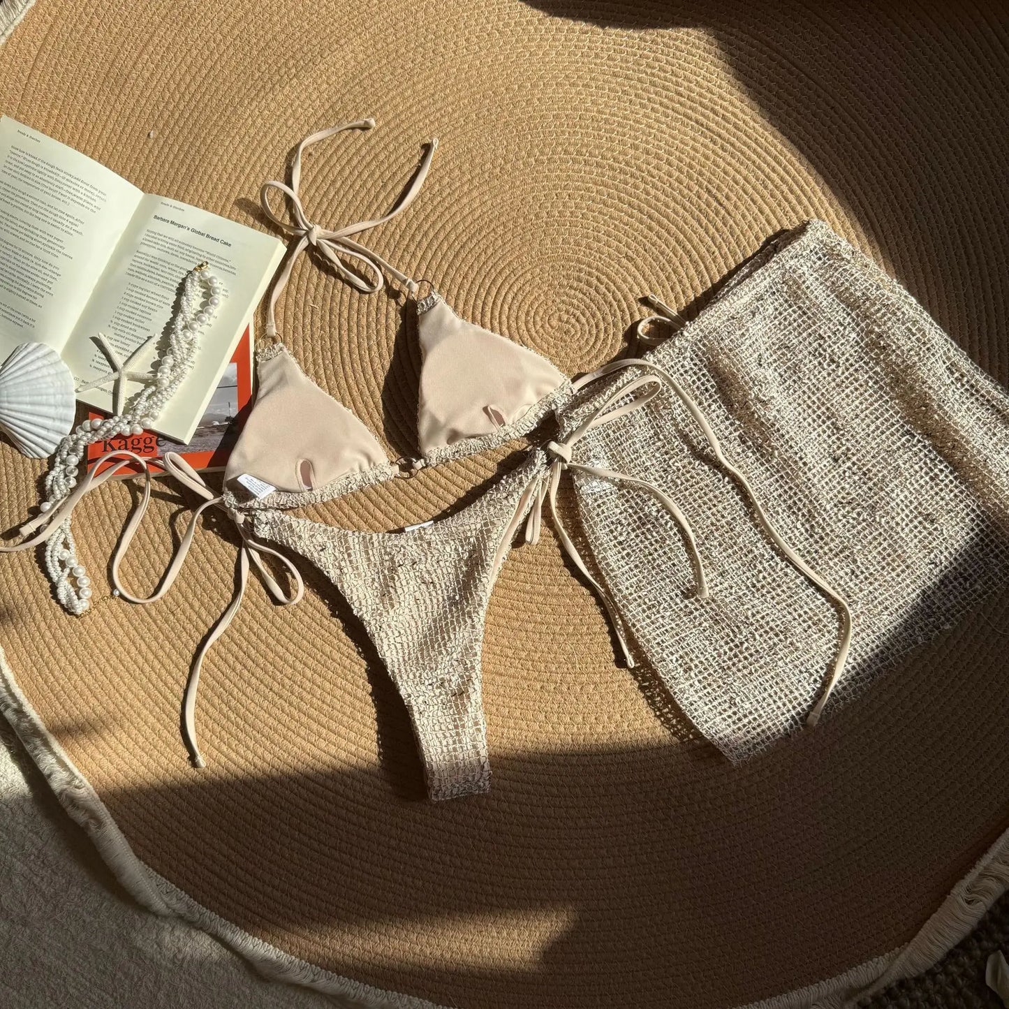 Sexy Bikini-Set im Denim-Look – Damen-Badeanzug für Strand und Pool