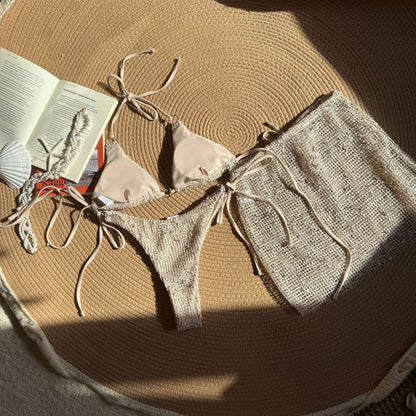 Sexy Bikini-Set im Denim-Look – Damen-Badeanzug für Strand und Pool