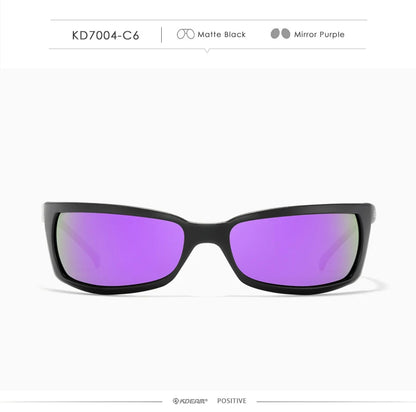 Sonnenbrille Sport UV400 polarisiert leicht Angeln Reißverschlussetui Unisex