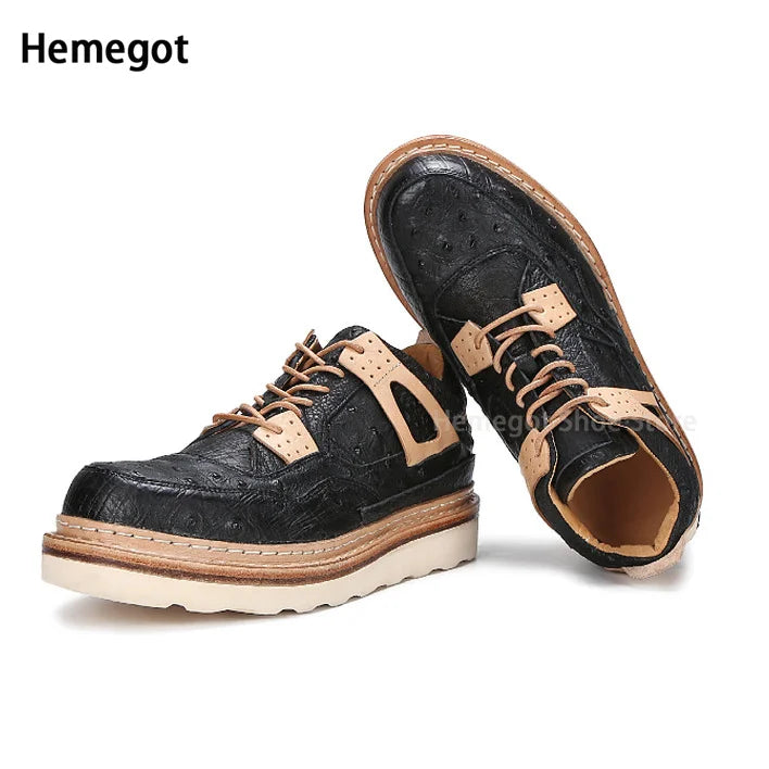 Schnürschuhe aus Echtleder für Herren – klassisch & bequem