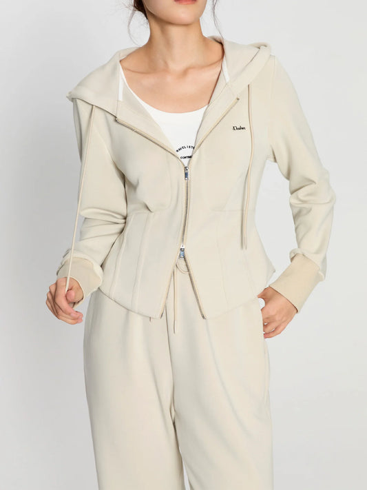 Langarmbluse für Damen mit V-Ausschnitt und Spitzenbesatz – elegantes Design in Lila