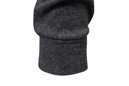 Herren T-Shirt mit hohem Kragen für lässige Herbst- und Wintermode