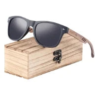 Sonnenbrille Holz Walnuss polarisiert UVA/B Schutz leicht Herren