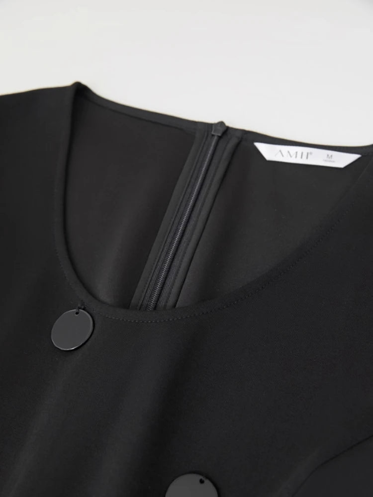 Elegantes Strickkleid Für Damen Minimalistisch Zeitlos