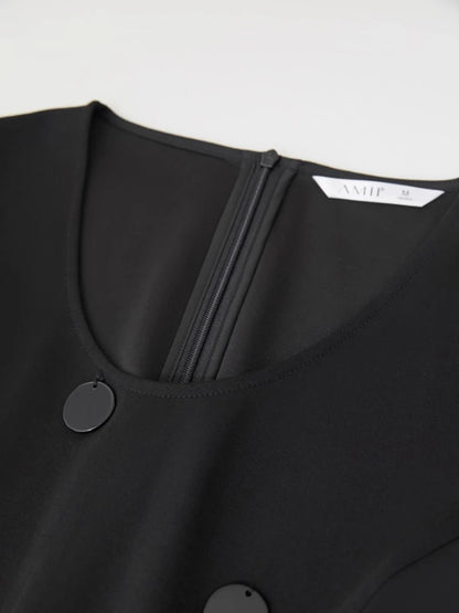 Elegantes Strickkleid Für Damen Minimalistisch Zeitlos