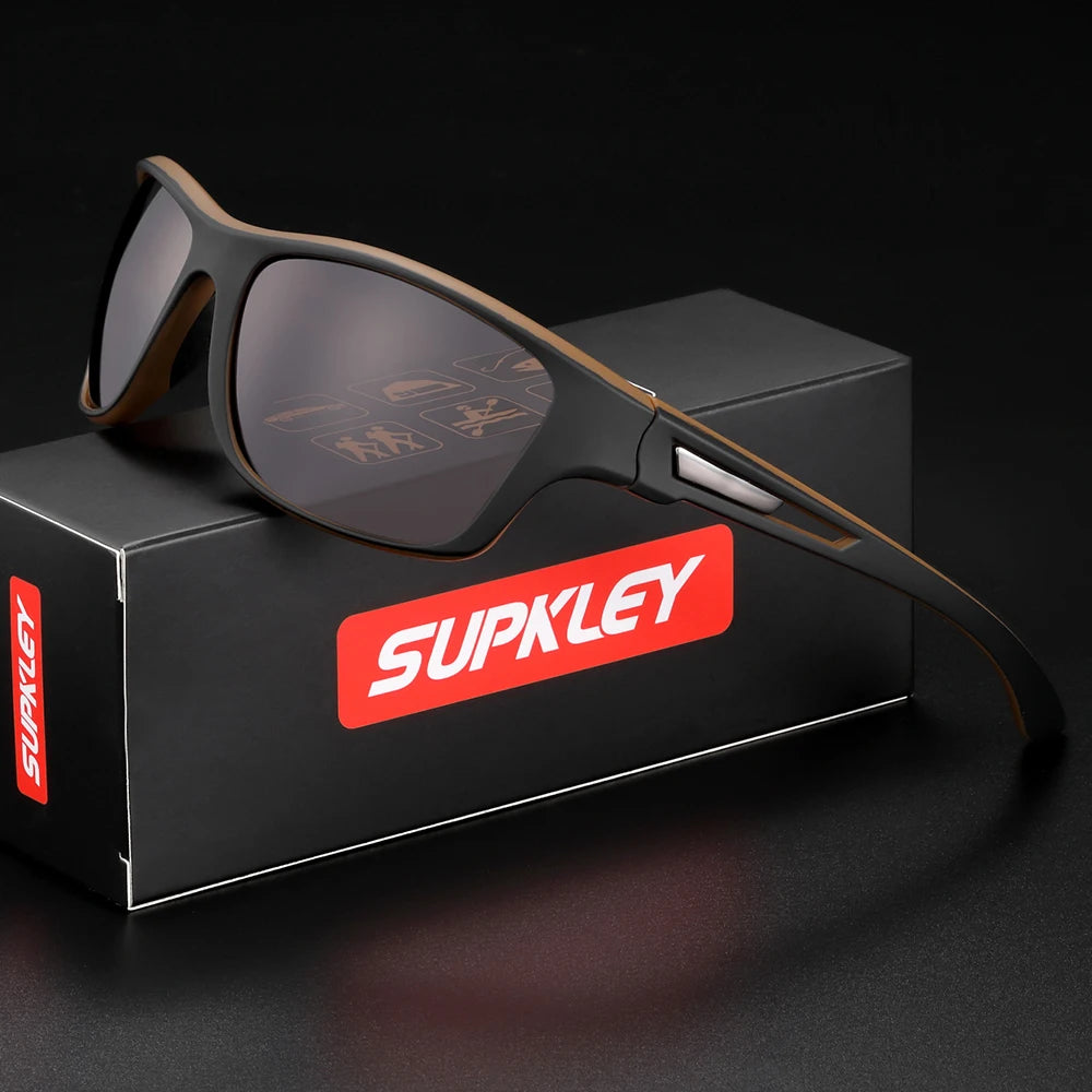 Sonnenbrille Sport oval polarisiert UV400 Spiegel Herren Damen