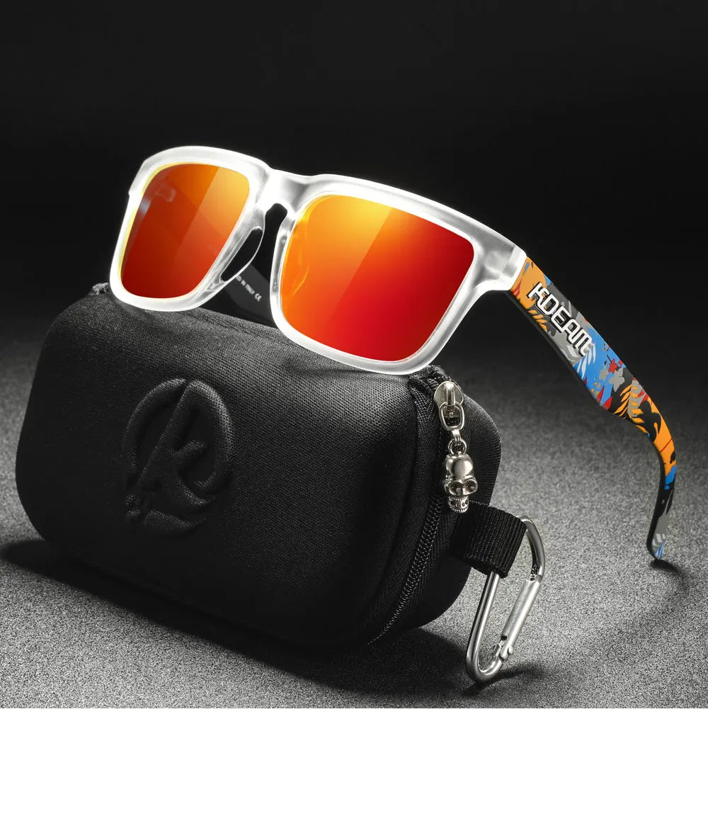 Sonnenbrille polarisiert minimalistisch modern Etui Unisex neue Farben