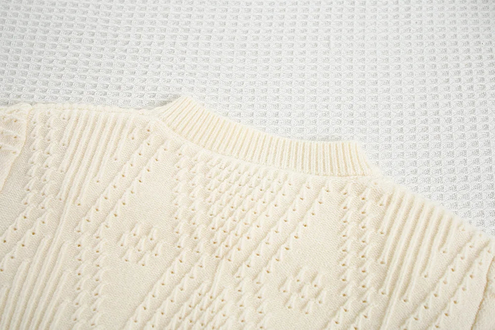 Mädchen Kleidung Set mit gestricktem Pullover und kurzem Rock für den Herbst
