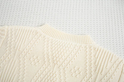 Mädchen Kleidung Set mit gestricktem Pullover und kurzem Rock für den Herbst