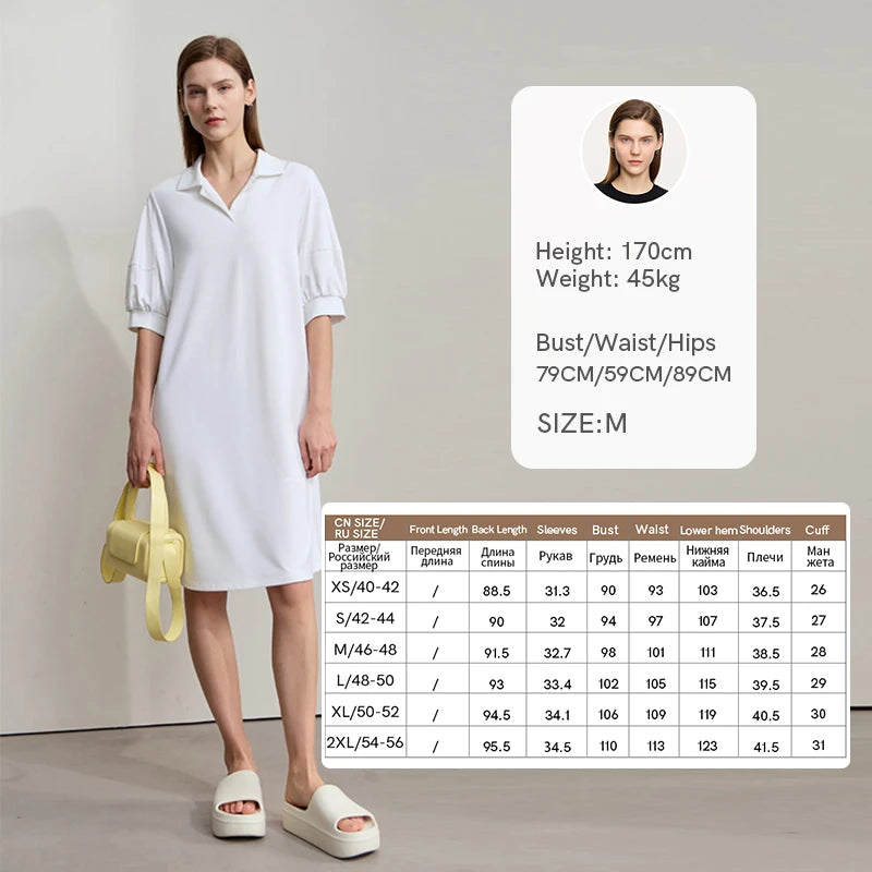 Stilvolles Einfarbiges Sommerkleid Mit Stretch Komfort Für Damen