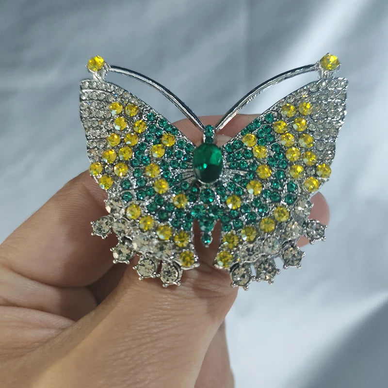 Brosche Schmetterling Emaille Mode Tier Pin Schmuck Damen