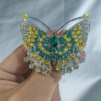 Brosche Schmetterling Emaille Mode Tier Pin Schmuck Damen