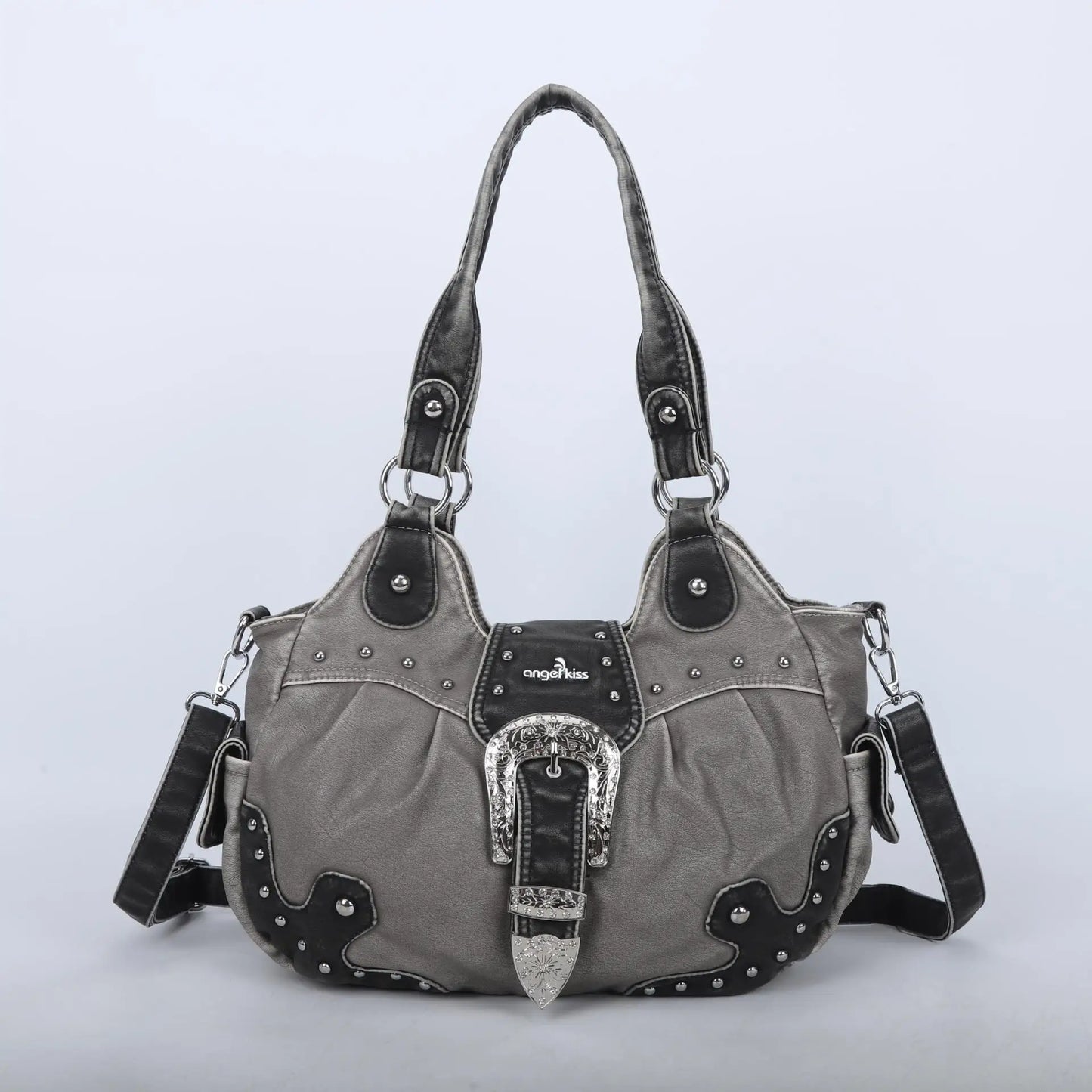 Damen-Handtasche Satchel-Stil Top-Griff mit Mehrfachfächern Innenfach Telefonfach Geldscheinfach