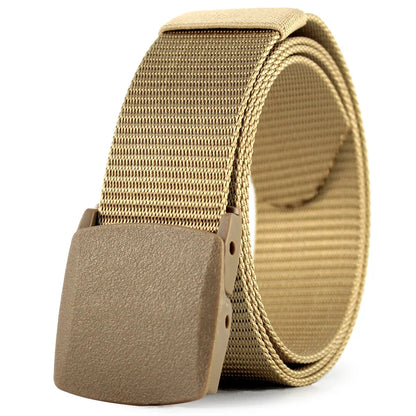 Herren Tactical Nylon-Gürtel 3,8 cm Canvas Military Outdoor 125 cm