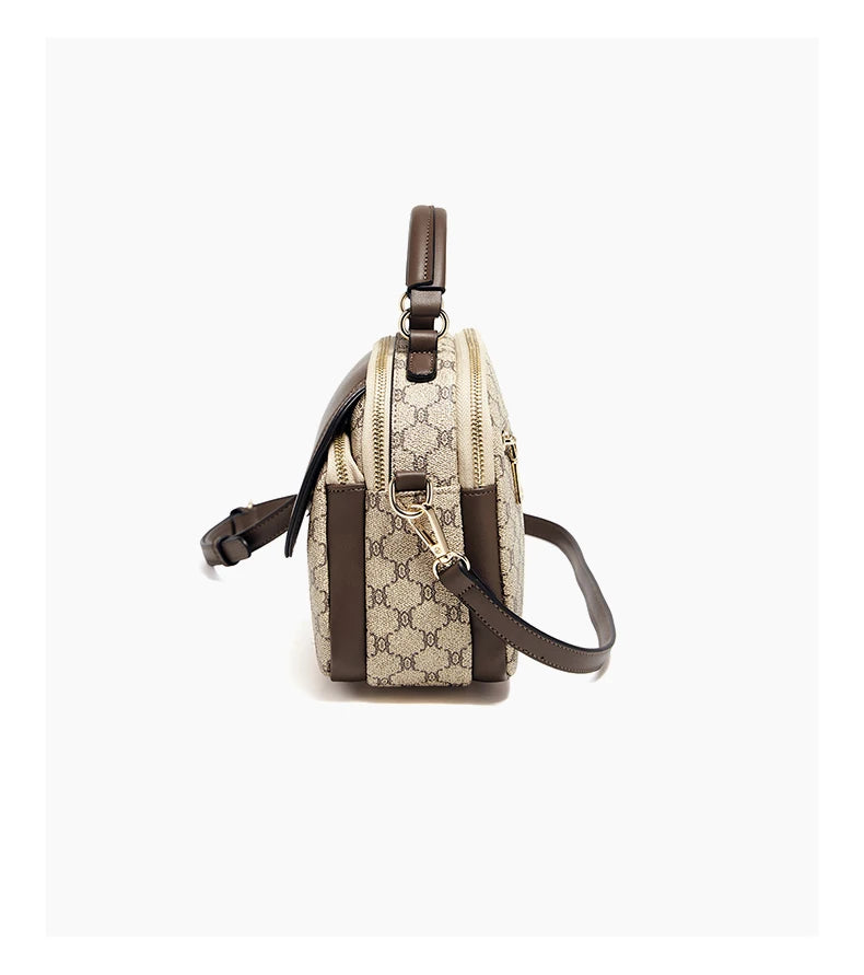 Damen-Boston-Tasche aus PVC-Leder Robustes Alltagsbegleiter für Arbeit und Freizeit