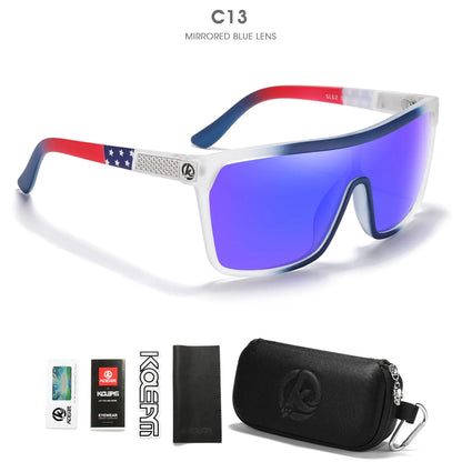 Sonnenbrille einteilig polarisiert UV400 5-Scharnier Herren