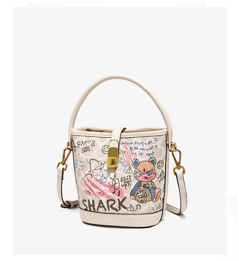 Damen-Handtasche PU-Leder mit Pailletten-Detail Vielseitig für Beruf und Freizeit Alltagstauglich
