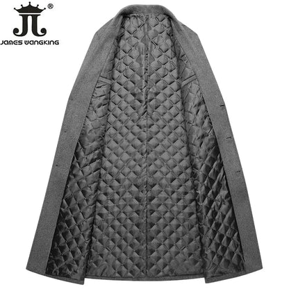 Hochwertiger Wollmantel für Herren – Boutique-Design