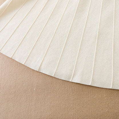 Kinder Mädchen Gestrickte Kleider 2024 Neue Warme Pullover Kleid Kinder Kleidung Langarm Casual Kleid Baby Mädchen Prinzessin Kleid