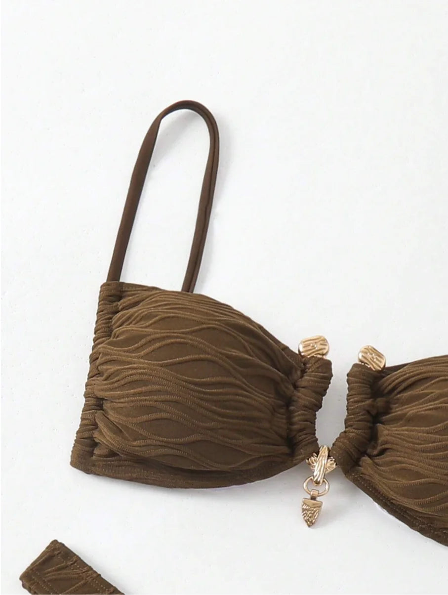 Sexy Bikini-Set für Damen mit Push-up-Effekt – ideal für Strand und Pool