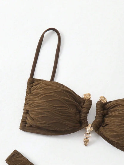 Sexy Bikini-Set für Damen mit Push-up-Effekt – ideal für Strand und Pool