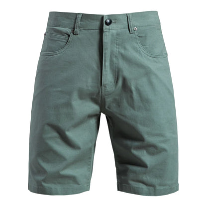 AIOPESON Herren-Sommershorts aus 100 % Baumwolle, lässige 11-farbige, leichte Straßenshorts mit mehreren Taschen
