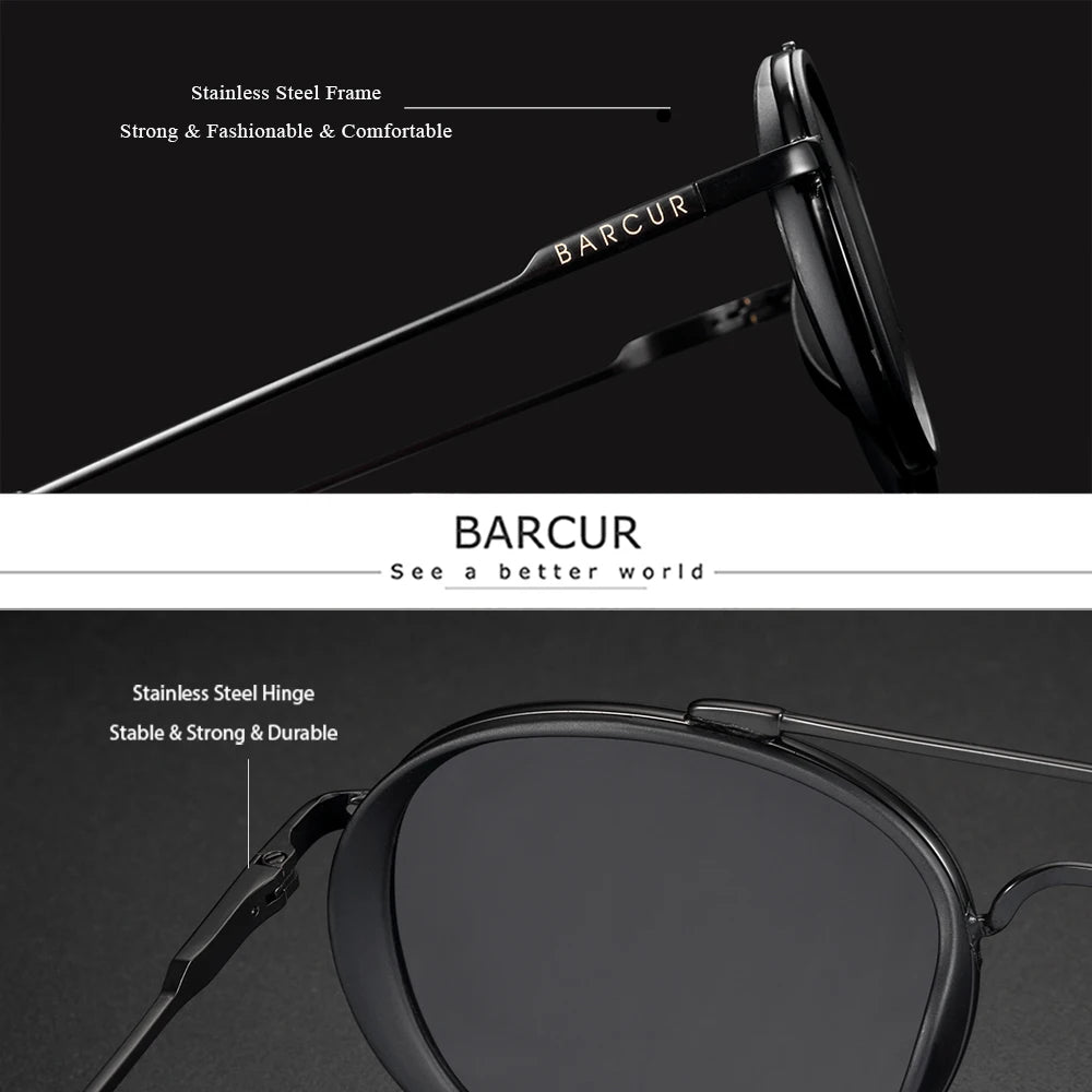 Sonnenbrille quadratisch rund klassisch polarisiert UV400 Unisex