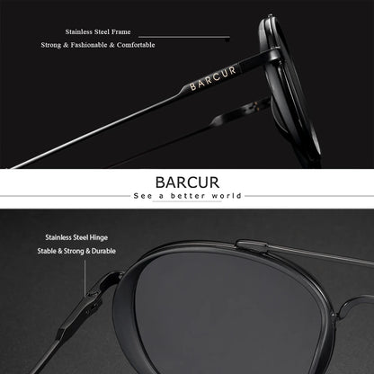 Sonnenbrille quadratisch rund klassisch polarisiert UV400 Unisex