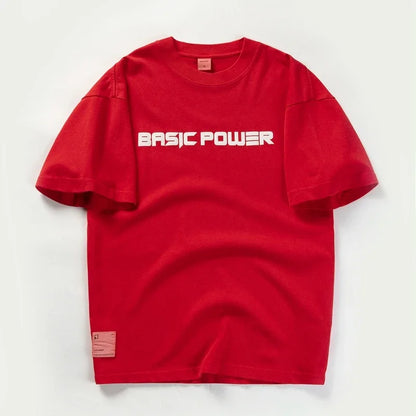 Herren T-Shirt mit Druck "Flugzeug" aus hochwertiger Baumwolle im lässigen Stil