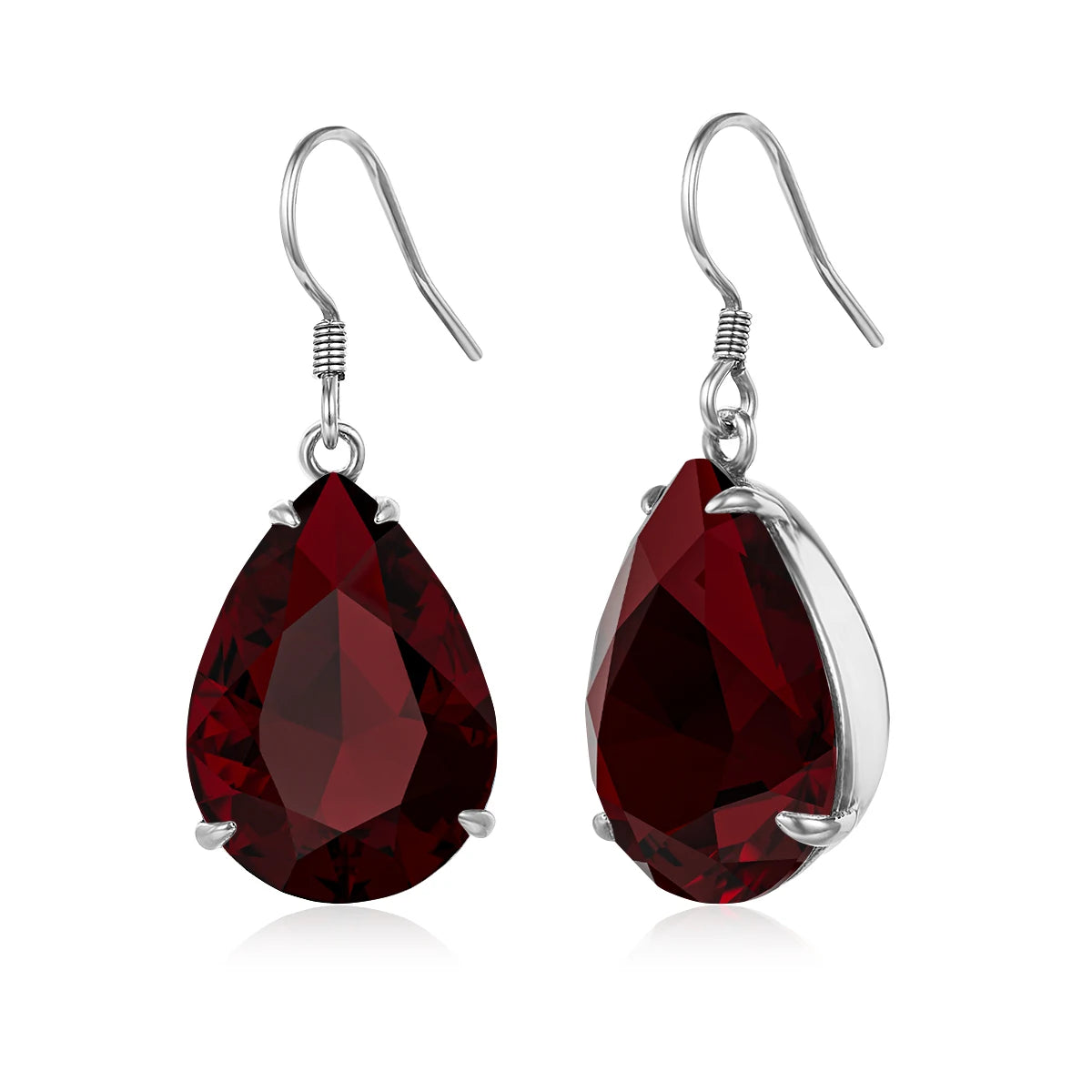 Damen-Ohrringe Tropfenform Aquamarin Blau Silber 925 Hochwertiger Luxus Schmuck Für Sie Geschenkidee
