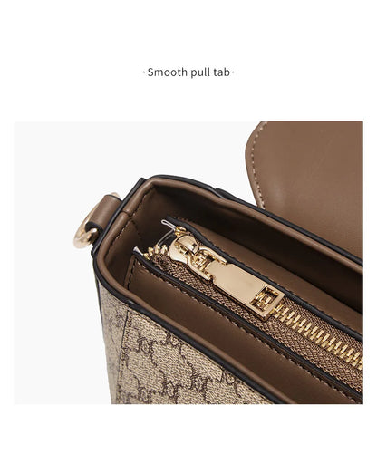 Damen Schultertasche aus PVC-Leder Crossbody-Stil für Alltag