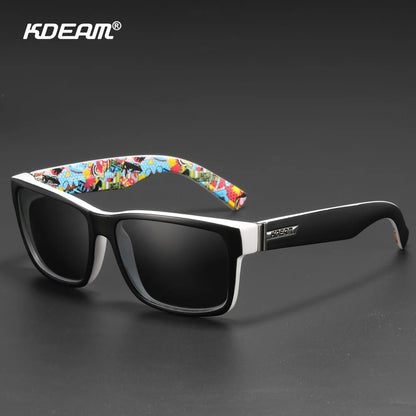 Sonnenbrille Sport polarisiert photochrom Fahren auffällige Farben Hartbox