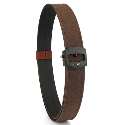 Herren-Taktischer Gürtel aus Nylon mit automatischer Metallschnalle für Outdoor-Einsatz