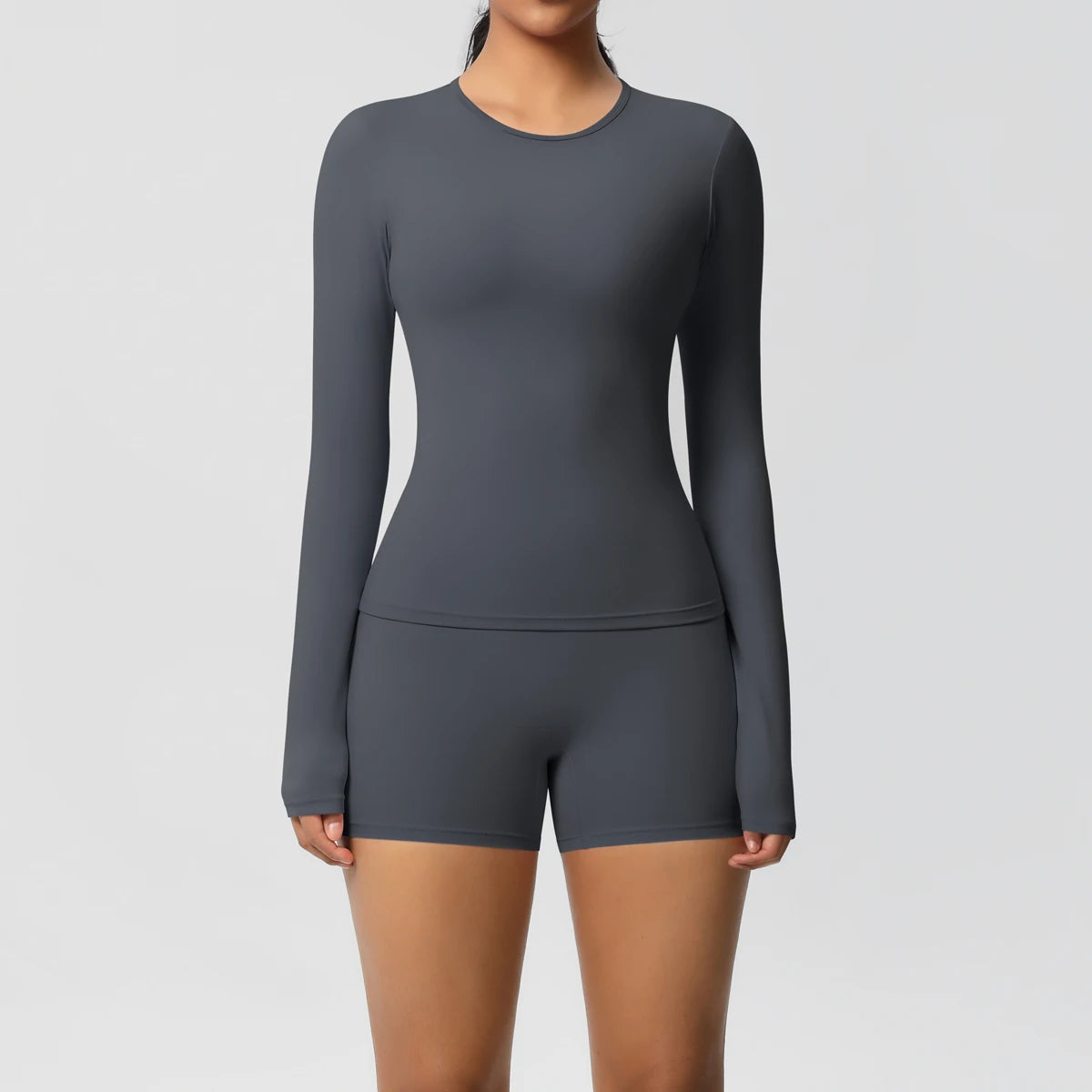 Frauen Yoga Set Schnell Trocknend Nylon Spandex Sport