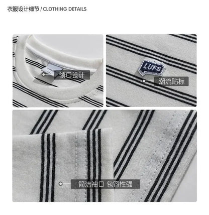 Herren T-Shirt aus Bambus-Mesh und Eisseide mit Rundhalsausschnitt – Kurzarm-Sommeroberteil