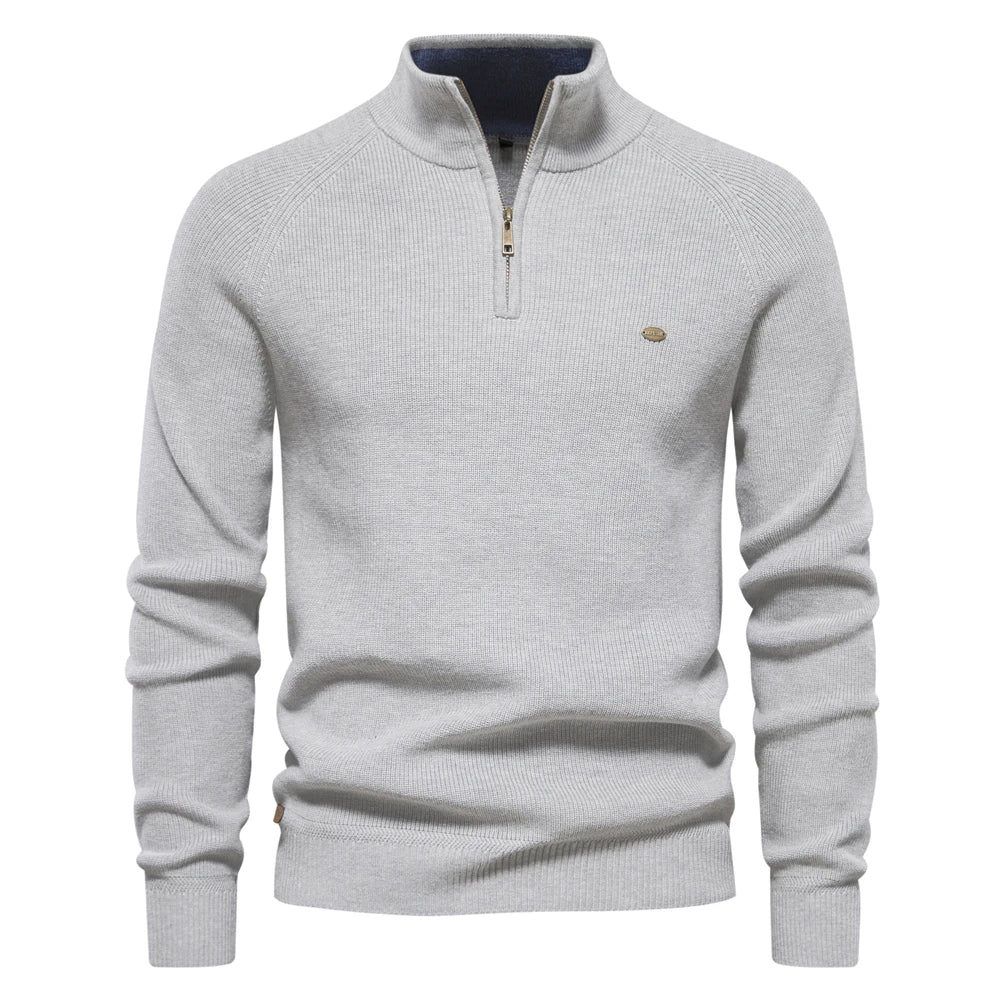 Herren Pullover im lässigen Stil mit Rollkragen für Herbst und Winter